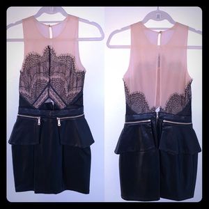 Three Floor Leather Mini